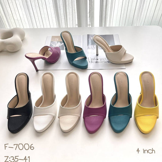 F-7006 - รองเท้า MAXI ส้นสูง 3 inch